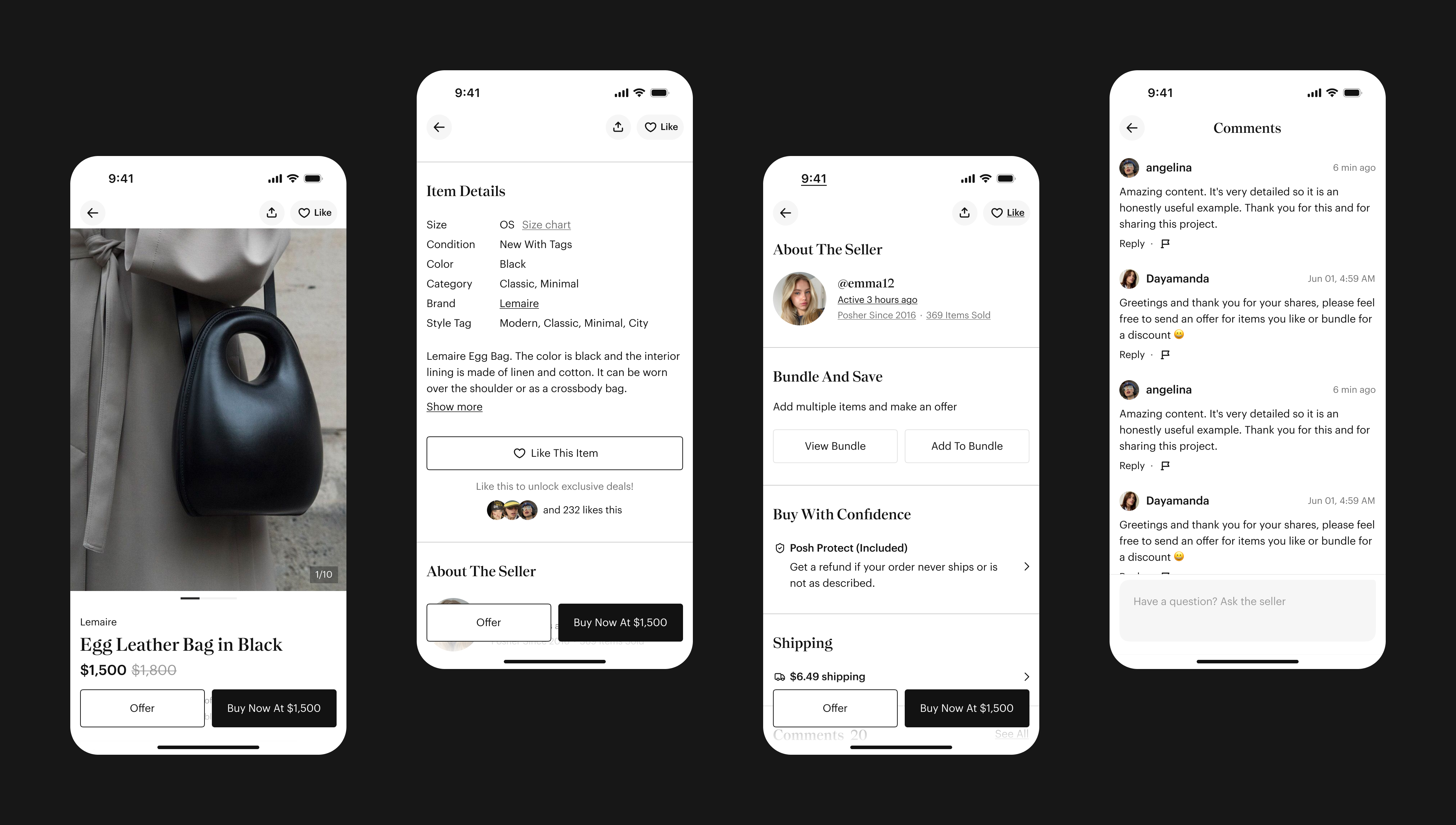 Redesign - before and after