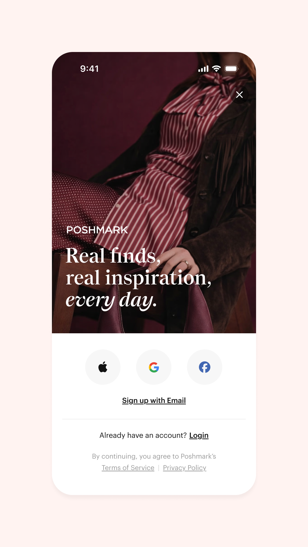 Poshmark new listing flow